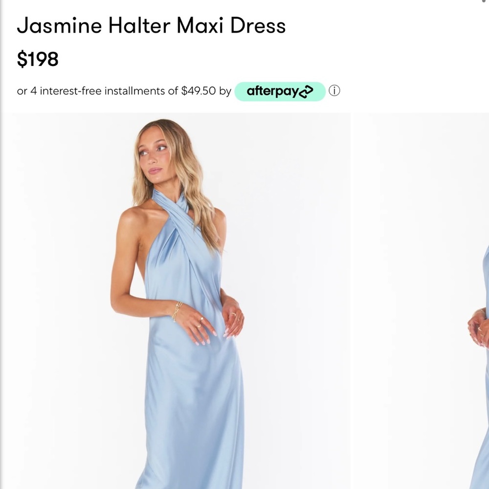 Show Me You MuMu Jasmine Halter Maxi Dress